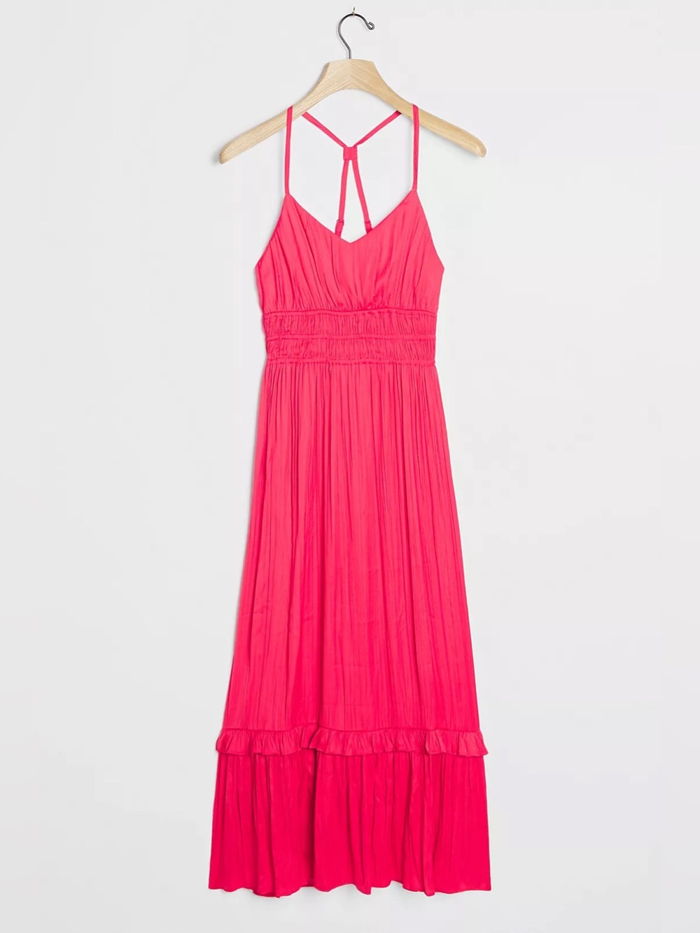 Anthropologie Maeve Aleda Maxi Dress Coral - Picture 2 of 3